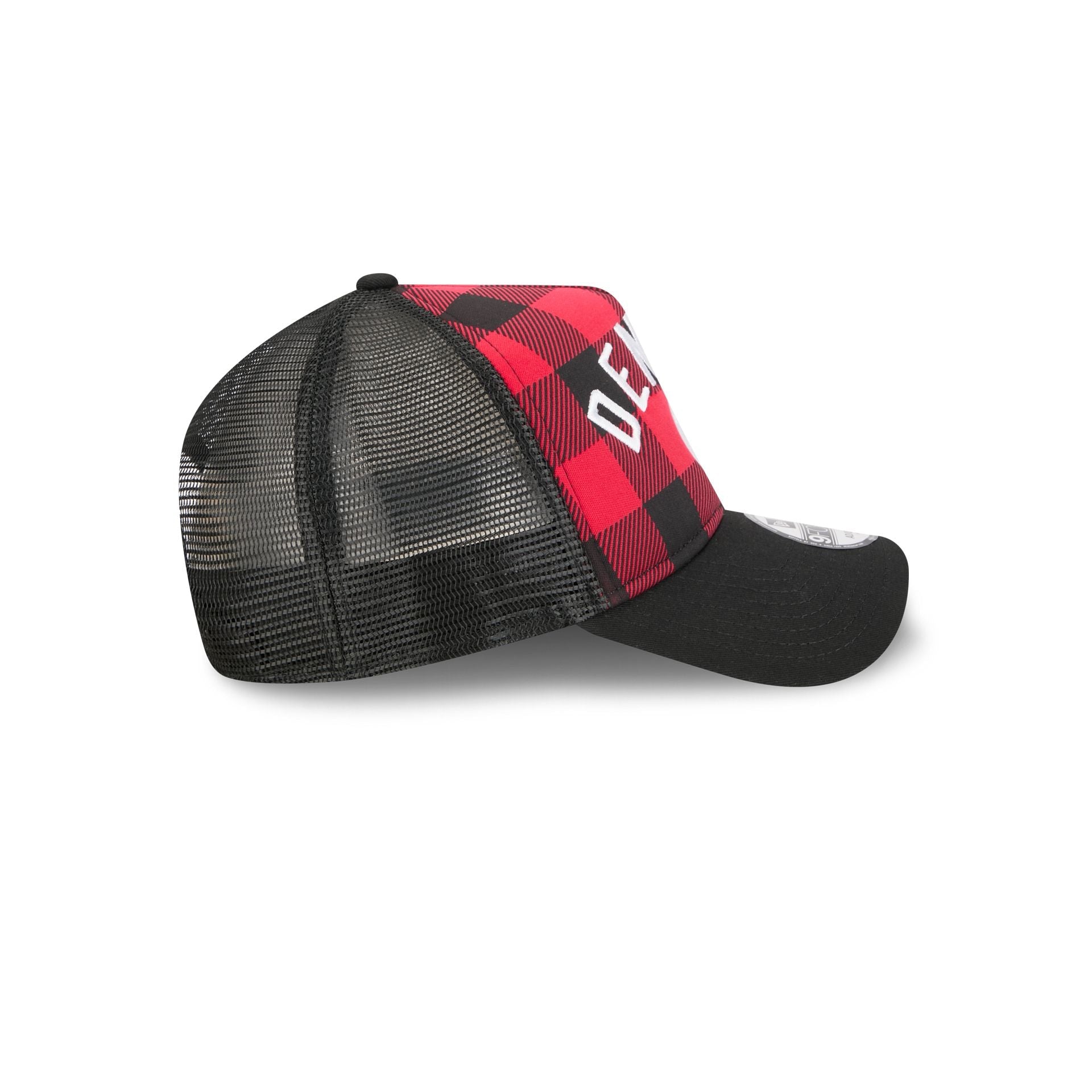 Denver Nuggets Evergreen Check 9FORTY A-Frame Trucker Hat