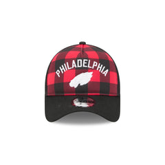 Philadelphia Eagles Evergreen Check 9FORTY A-Frame Trucker Hat