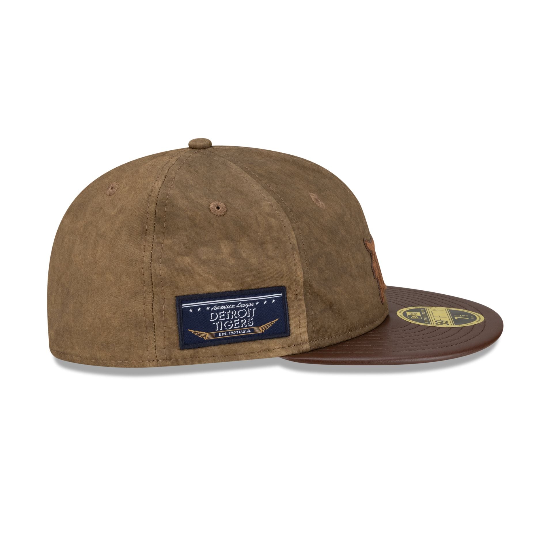 Detroit Tigers Utility Linen Retro Crown 59FIFTY Fitted Hat