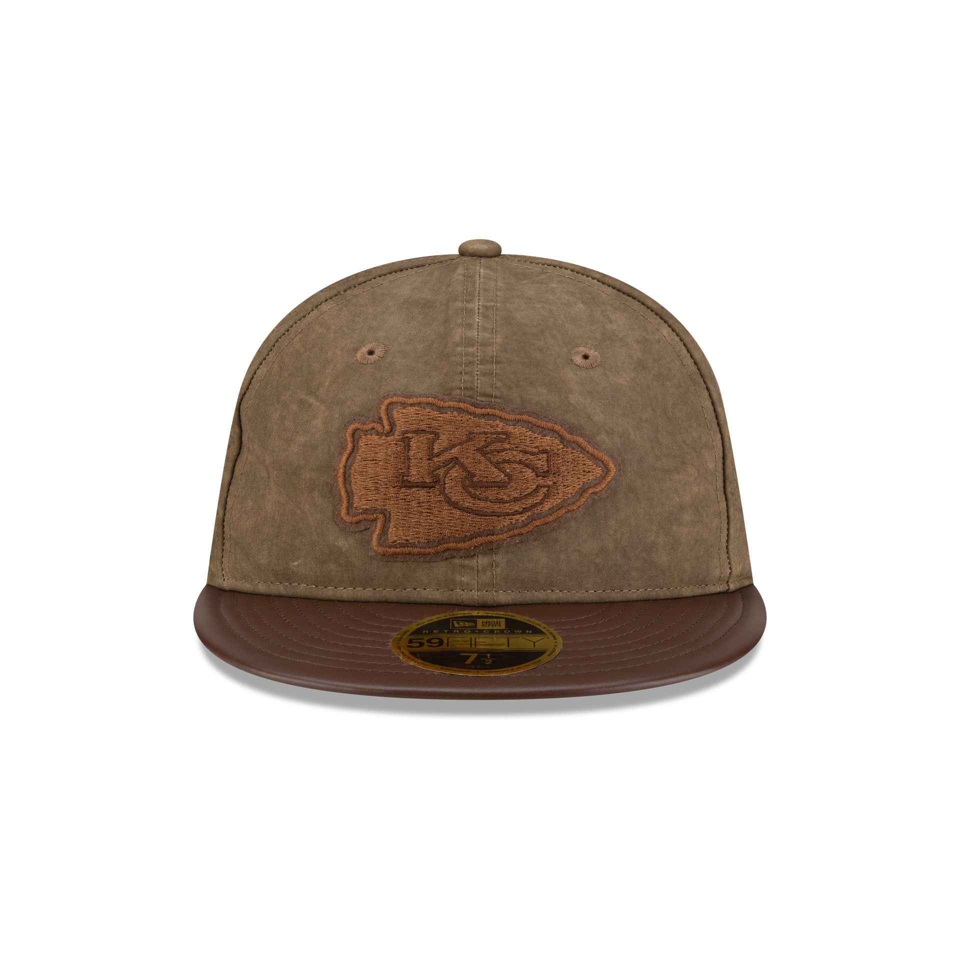Kansas City Chiefs Utility Linen Retro Crown 59FIFTY Fitted Hat