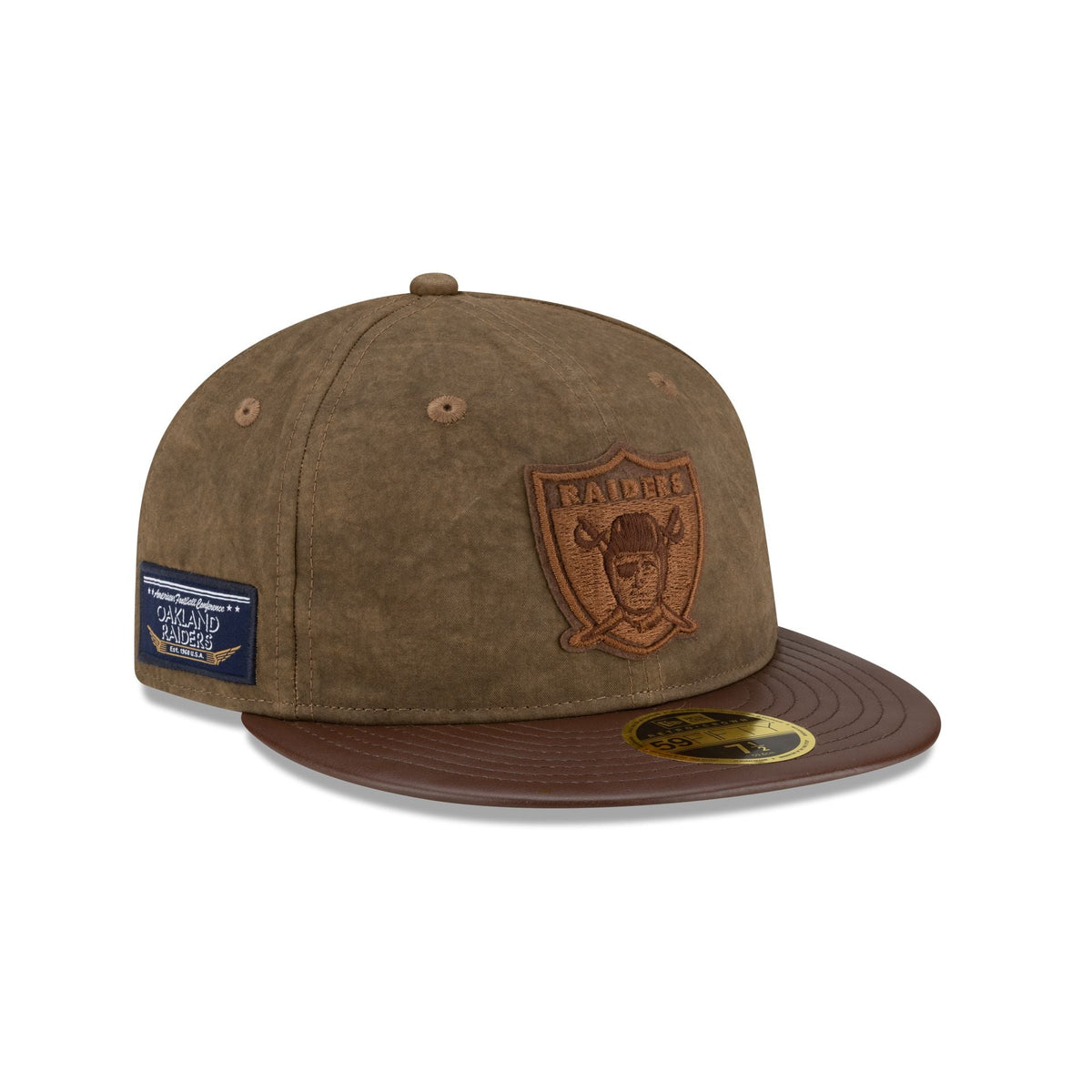 Las Vegas Raiders Utility Linen Retro Crown 59FIFTY Fitted Hat