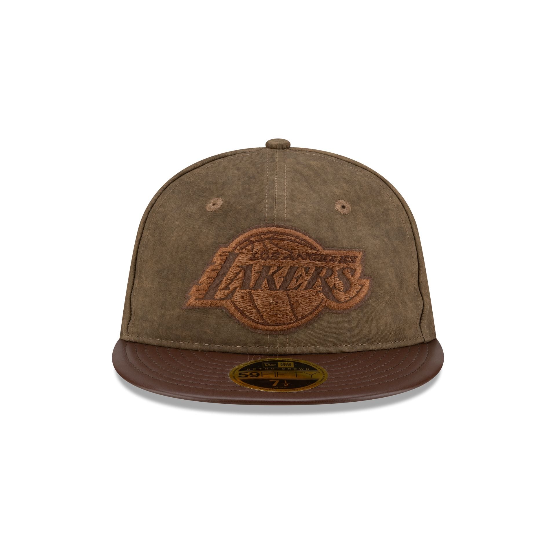 Los Angeles Lakers Utility Linen Retro Crown 59FIFTY Fitted Hat