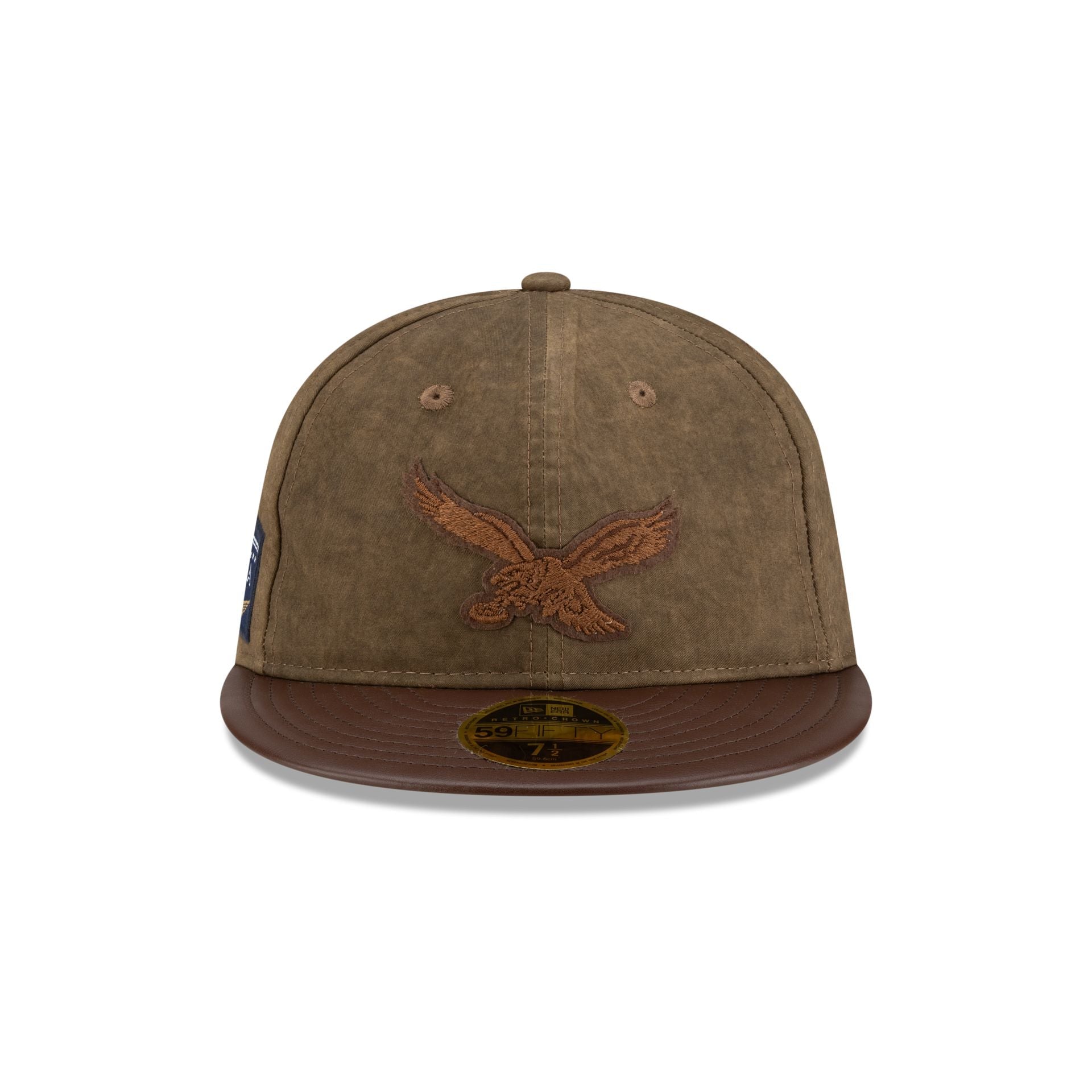 Philadelphia Eagles Utility Linen Retro Crown 59FIFTY Fitted Hat