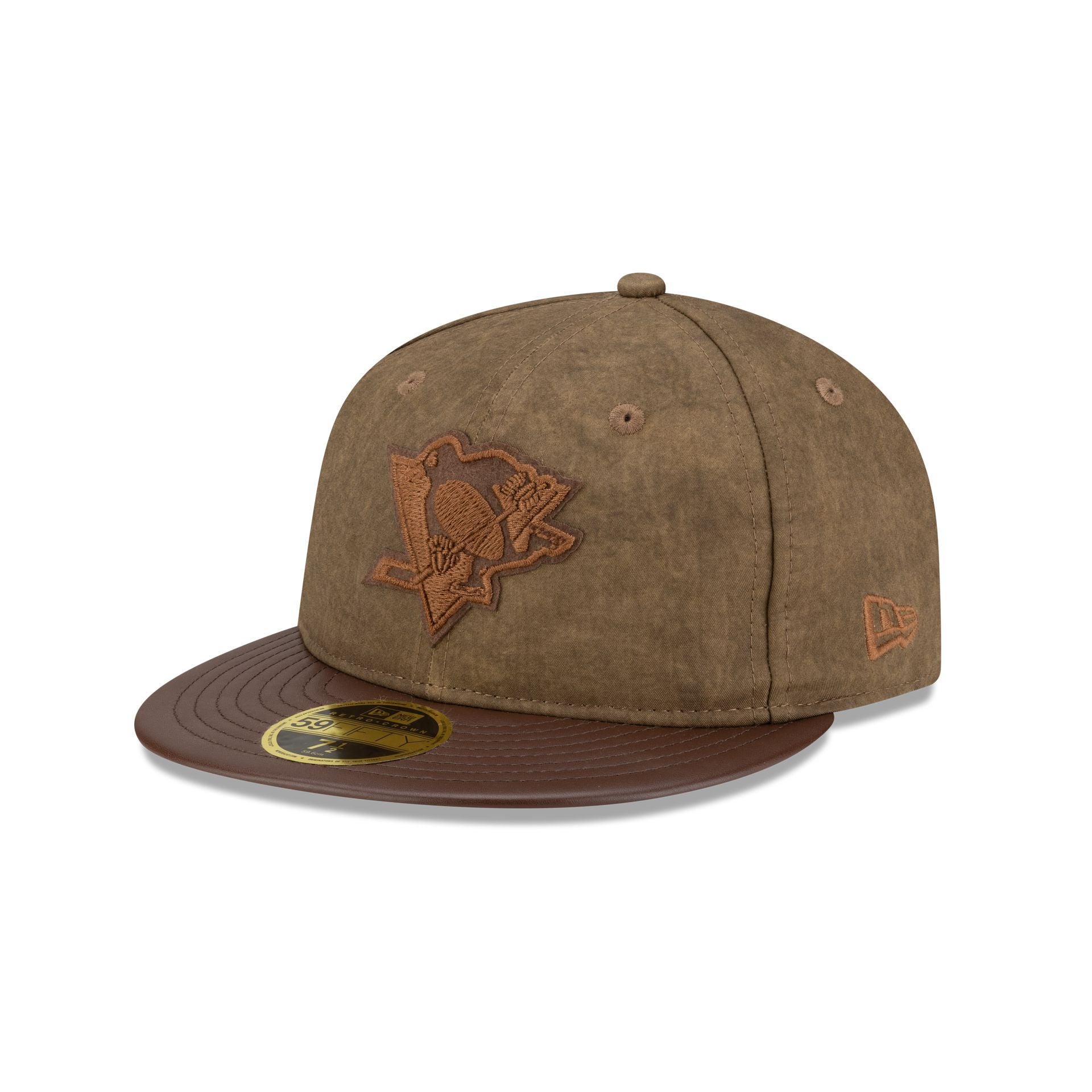 Pittsburgh Penguins Utility Linen Retro Crown 59FIFTY Fitted Hat