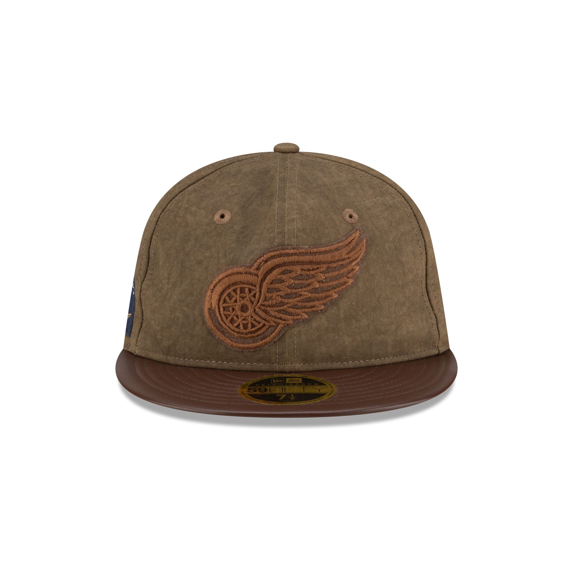 Detroit Red Wings Utility Linen Retro Crown 59FIFTY Fitted Hat