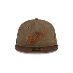 Detroit Red Wings Utility Linen Retro Crown 59FIFTY Fitted Hat