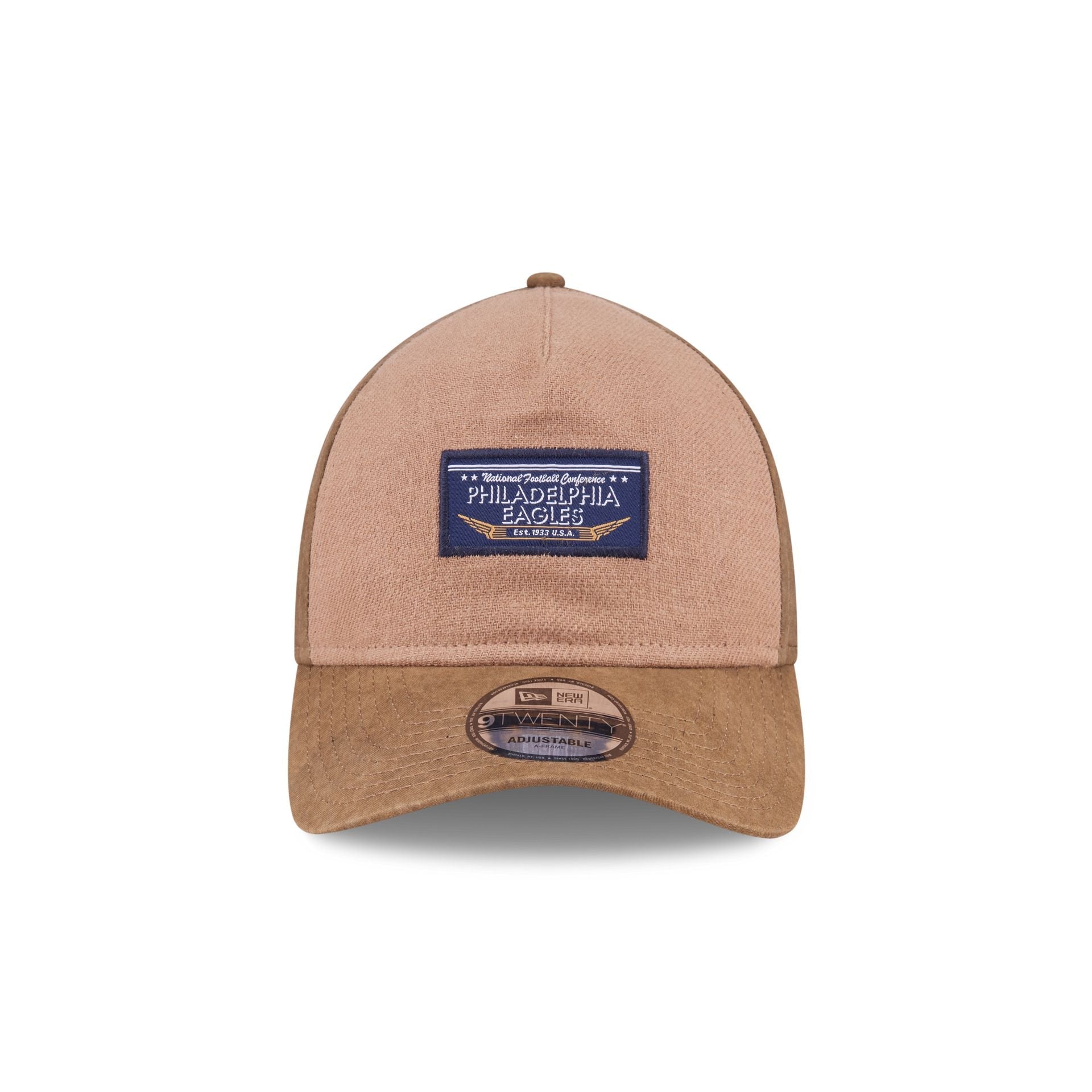 Philadelphia Eagles Utility Linen 9TWENTY A-Frame Adjustable Hat