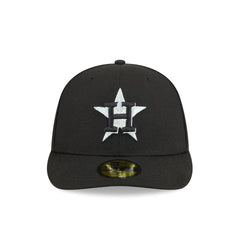 Houston Astros Black Pre-Curve 59FIFTY Fitted Hat