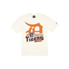 Detroit Tigers Retro Chrome White T-Shirt