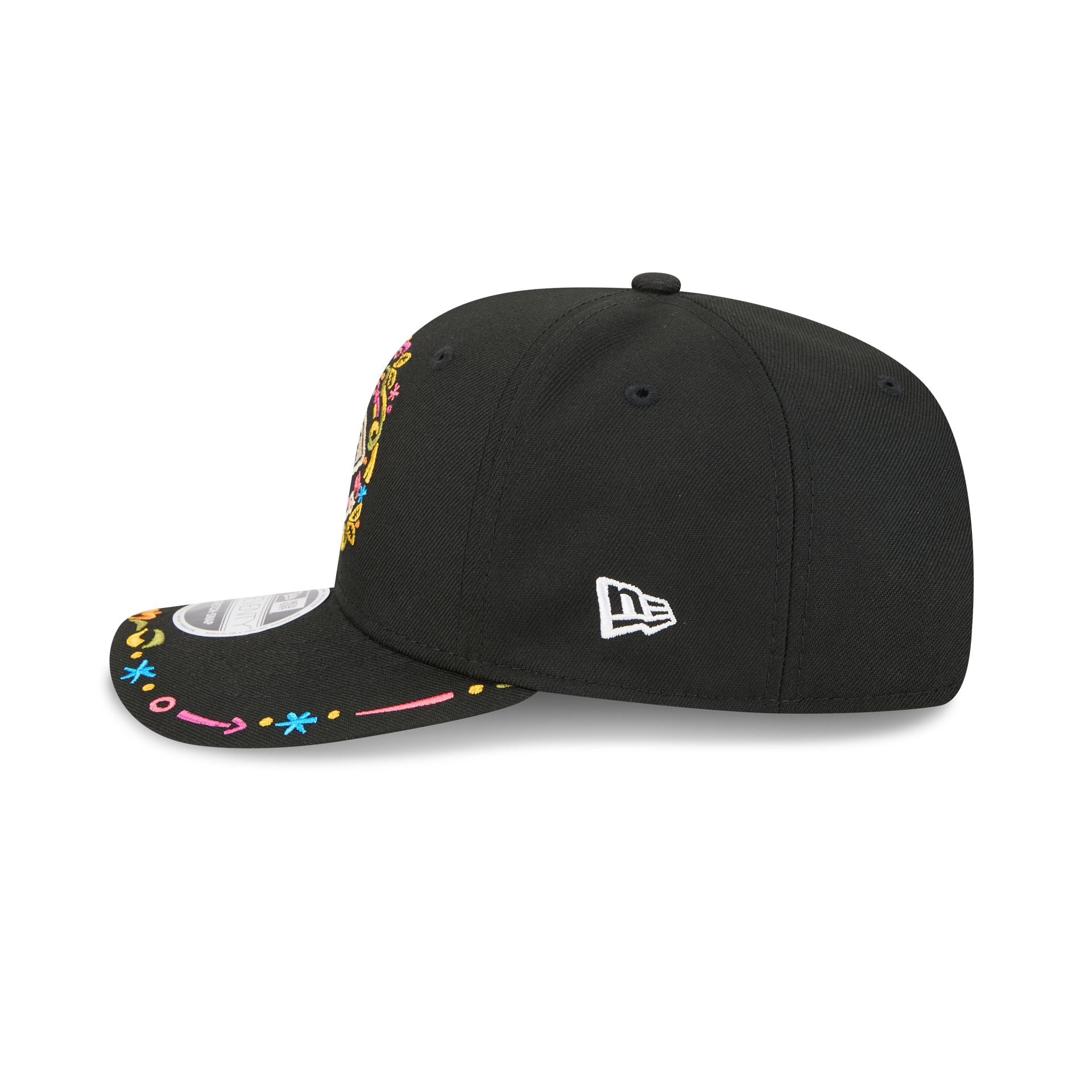 Kansas City Chiefs Black Color Pop 9SEVENTY Stretch-Snap Hat