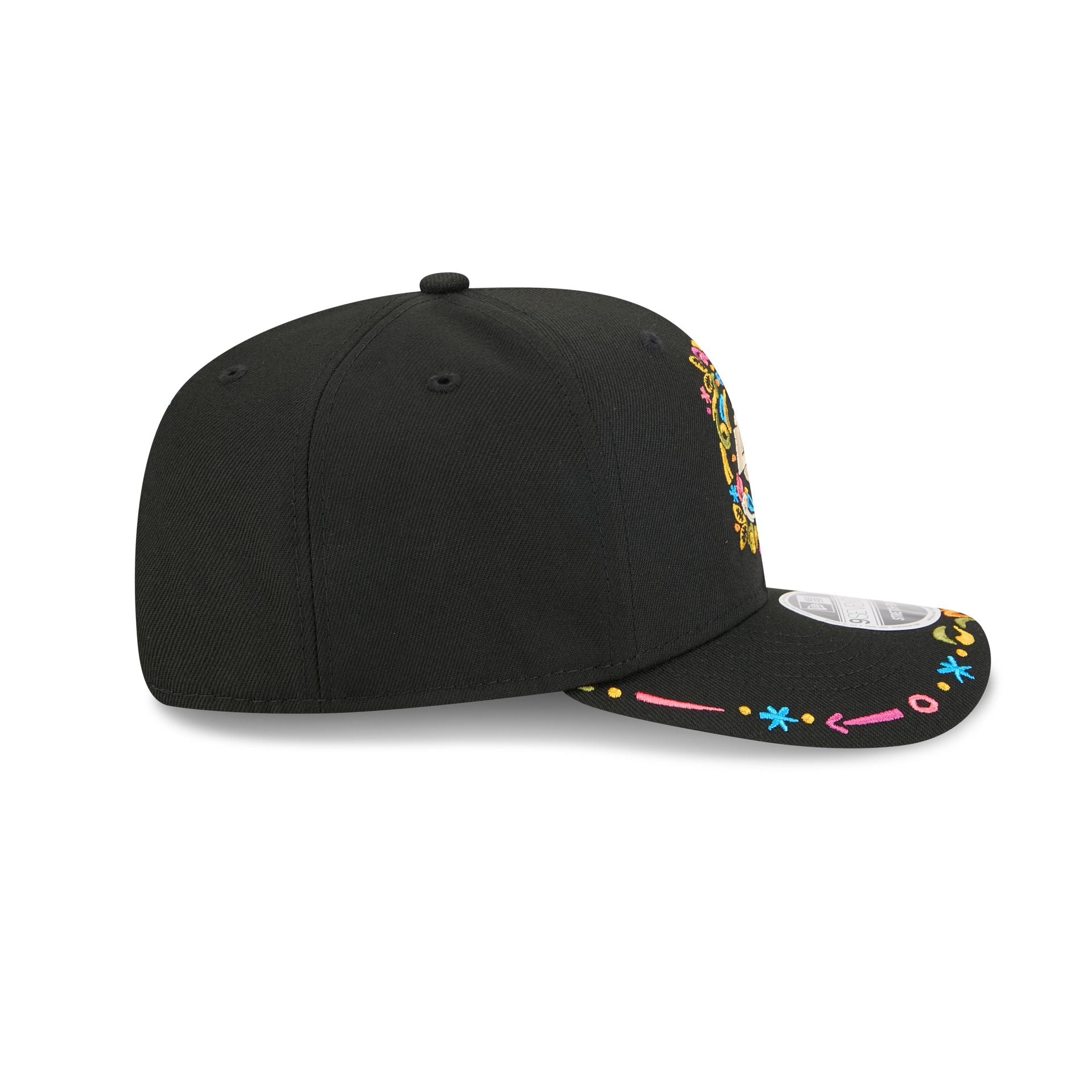 Los Angeles Rams Black Color Pop 9SEVENTY Stretch-Snap Hat