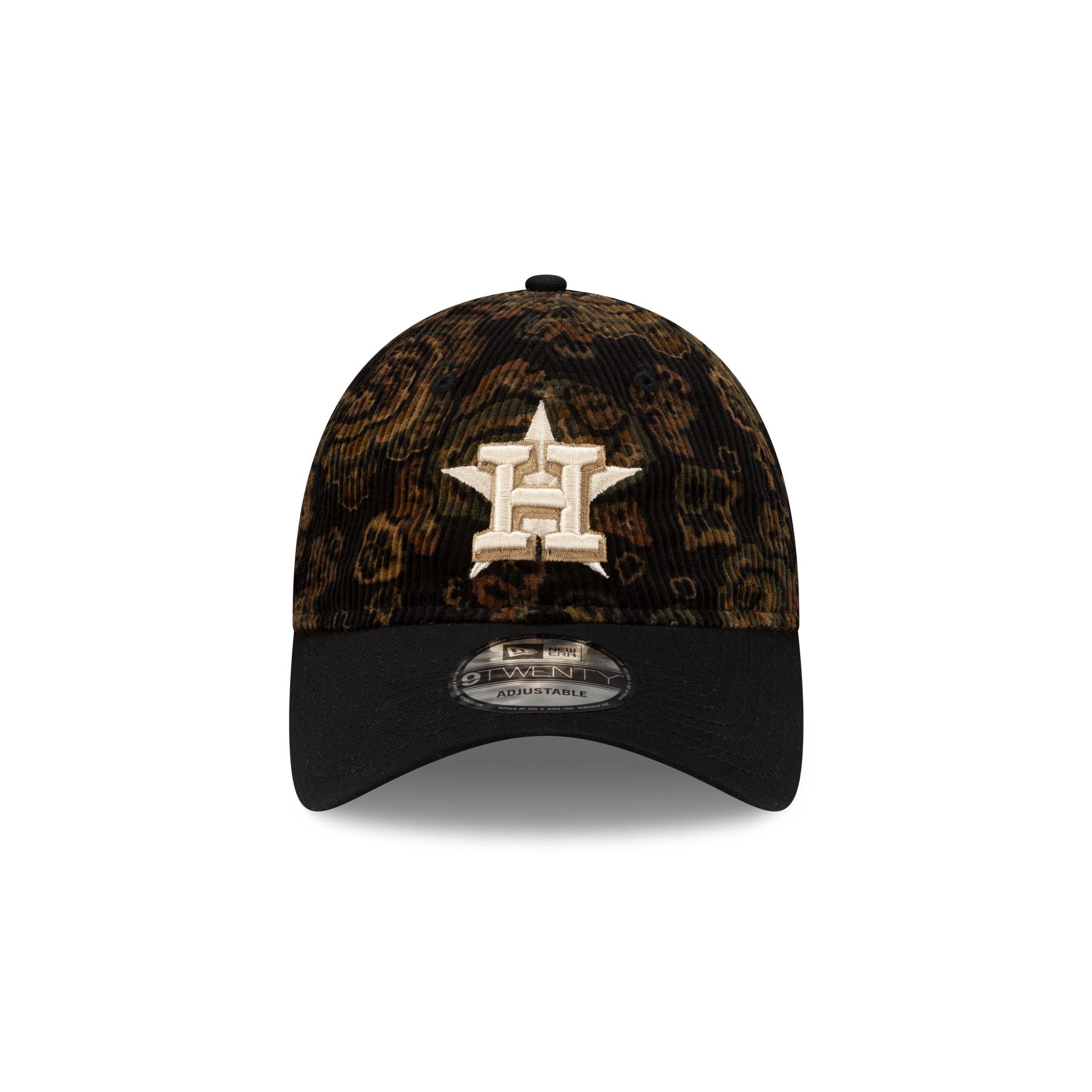 Houston Astros Three Looms Floral Corduroy 9TWENTY Adjustable Hat