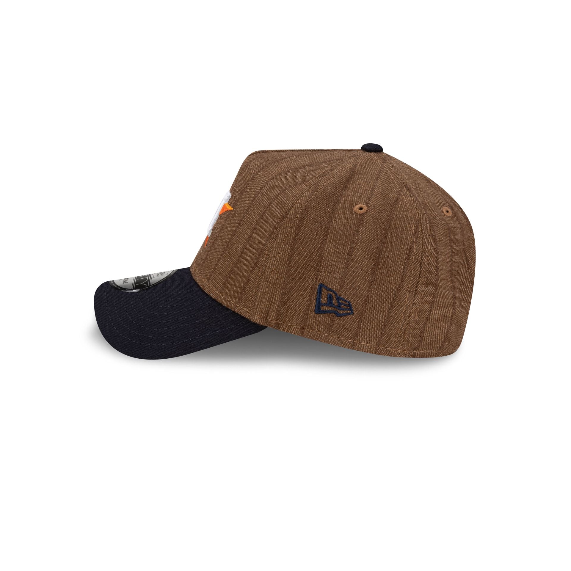 Houston Astros Three Looms Wool Pinstripe 9FORTY A-Frame Snapback Hat