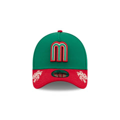 Mexico Baseball Script 9FORTY A-Frame Snapback Hat