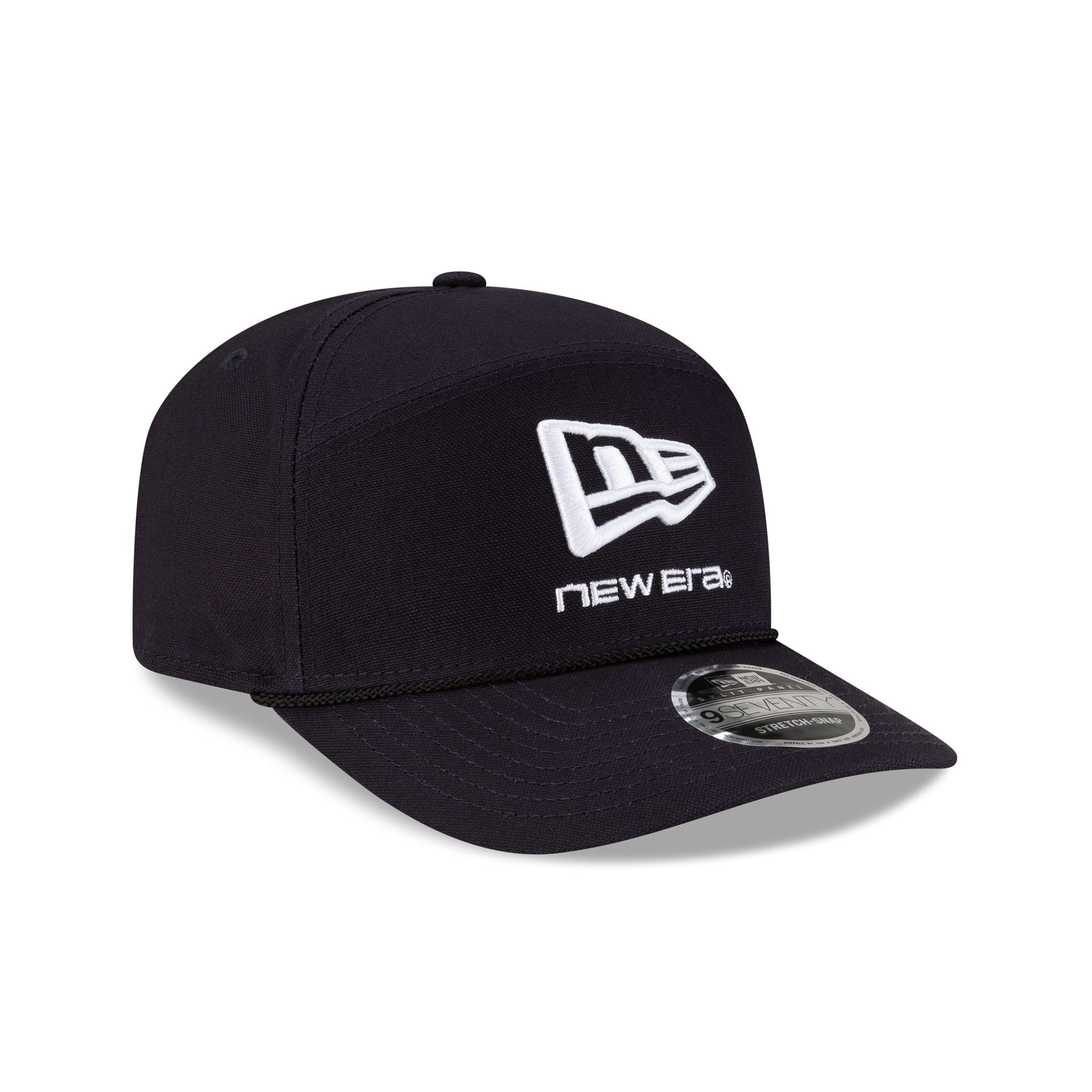 New Era Cap Navy Split Panel 9SEVENTY Stretch-Snap Hat