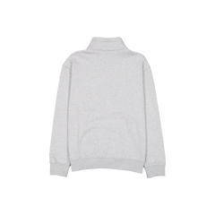 New Era Branded Heather Gray French Terry Quarter Zip