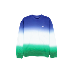 New Era Branded Kelly Green Dip Dye Crewneck