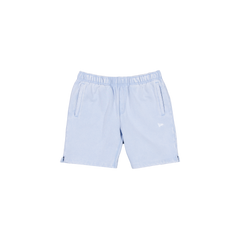 New Era Branded Alden Birdseye Blue Sweatshorts