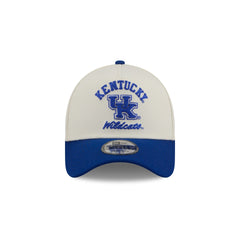 Kentucky Wildcats Chrome White Arched 9FORTY A-Frame Snapback Hat