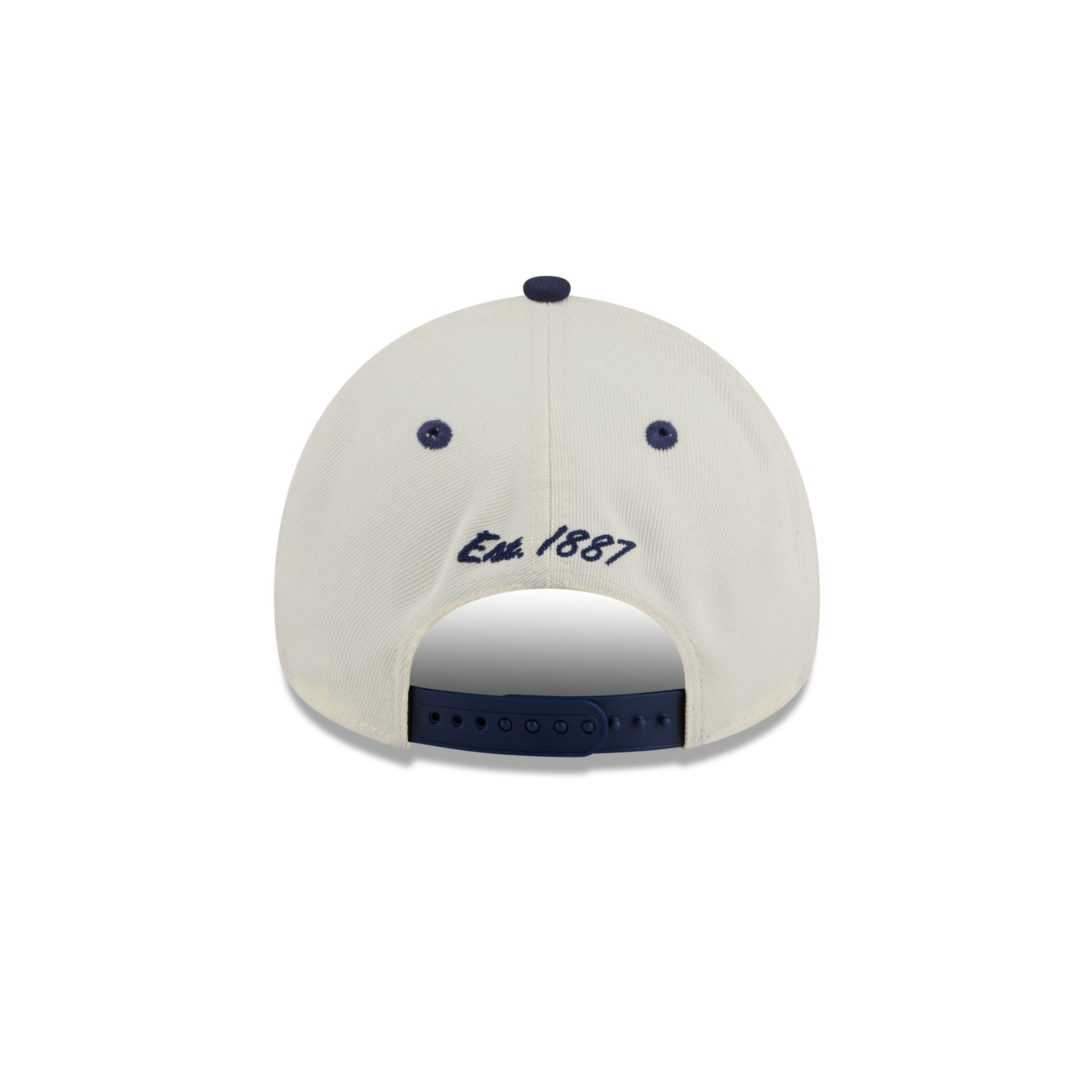 Gonzaga Bulldogs Chrome White Arched 9FORTY A-Frame Snapback Hat