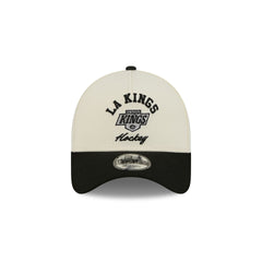 Los Angeles Kings Chrome White Arched 9FORTY A-Frame Snapback Hat