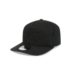 New York Mets All Black Scripted 19TWENTY Adjustable Hat