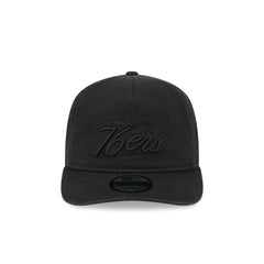 Philadelphia 76ers All Black Scripted 19TWENTY Adjustable Hat