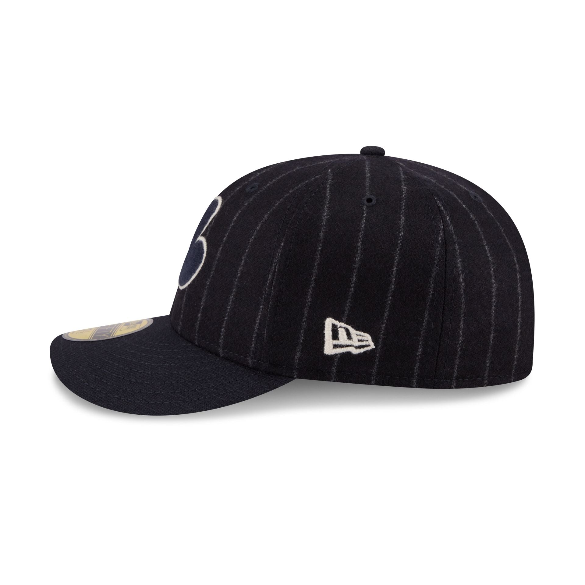 Montreal Expos Pinstripe Merino & Cashmere Moon 59FIFTY Fitted Hat