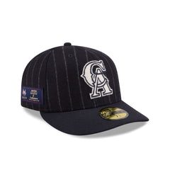 Los Angeles Angels Pinstripe Merino & Cashmere Moon 59FIFTY Fitted Hat