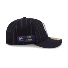 Los Angeles Angels Pinstripe Merino & Cashmere Moon 59FIFTY Fitted Hat
