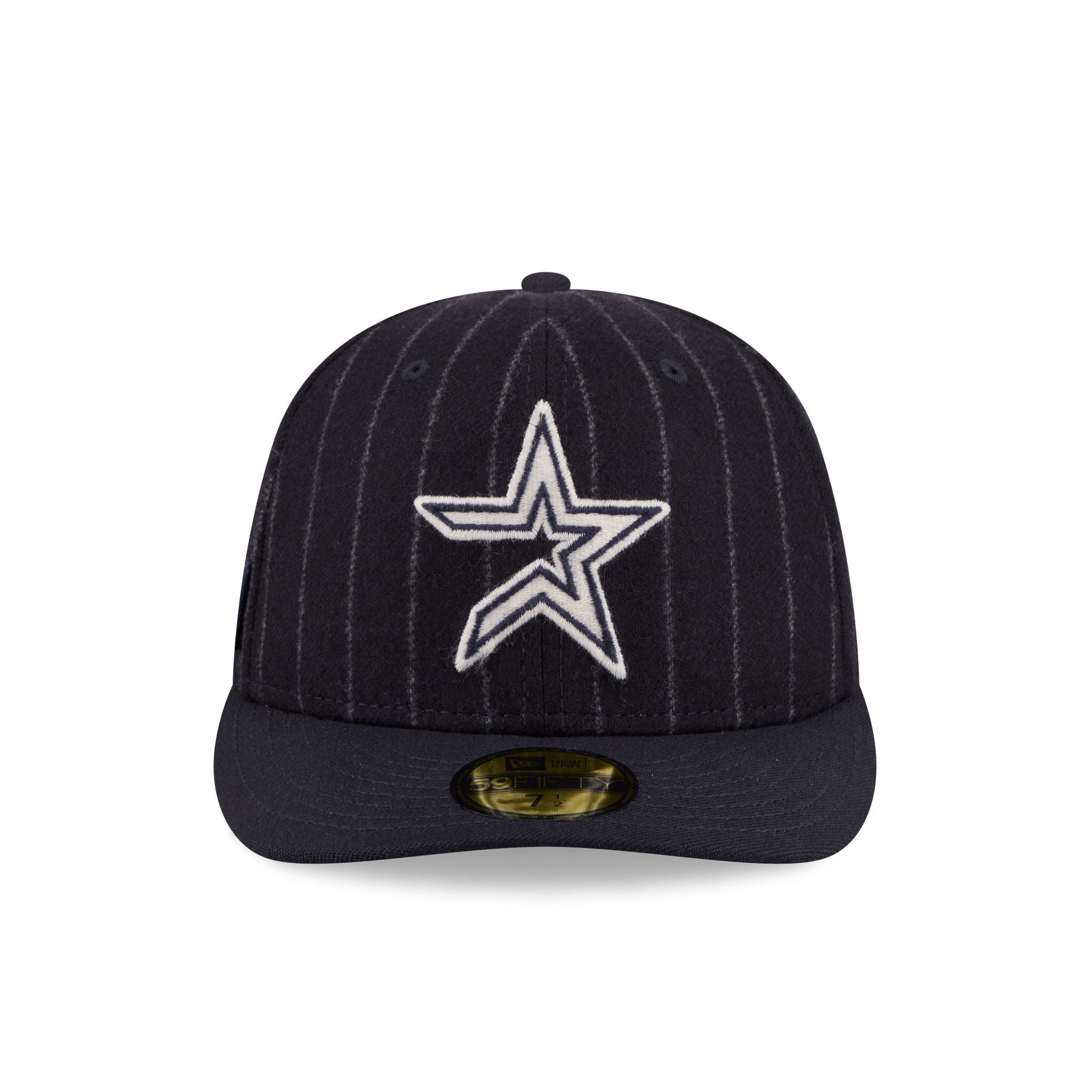 Houston Astros Pinstripe Merino & Cashmere Moon 59FIFTY Fitted Hat