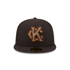 Kansas City Monarchs Brown Suede 59FIFTY Fitted Hat