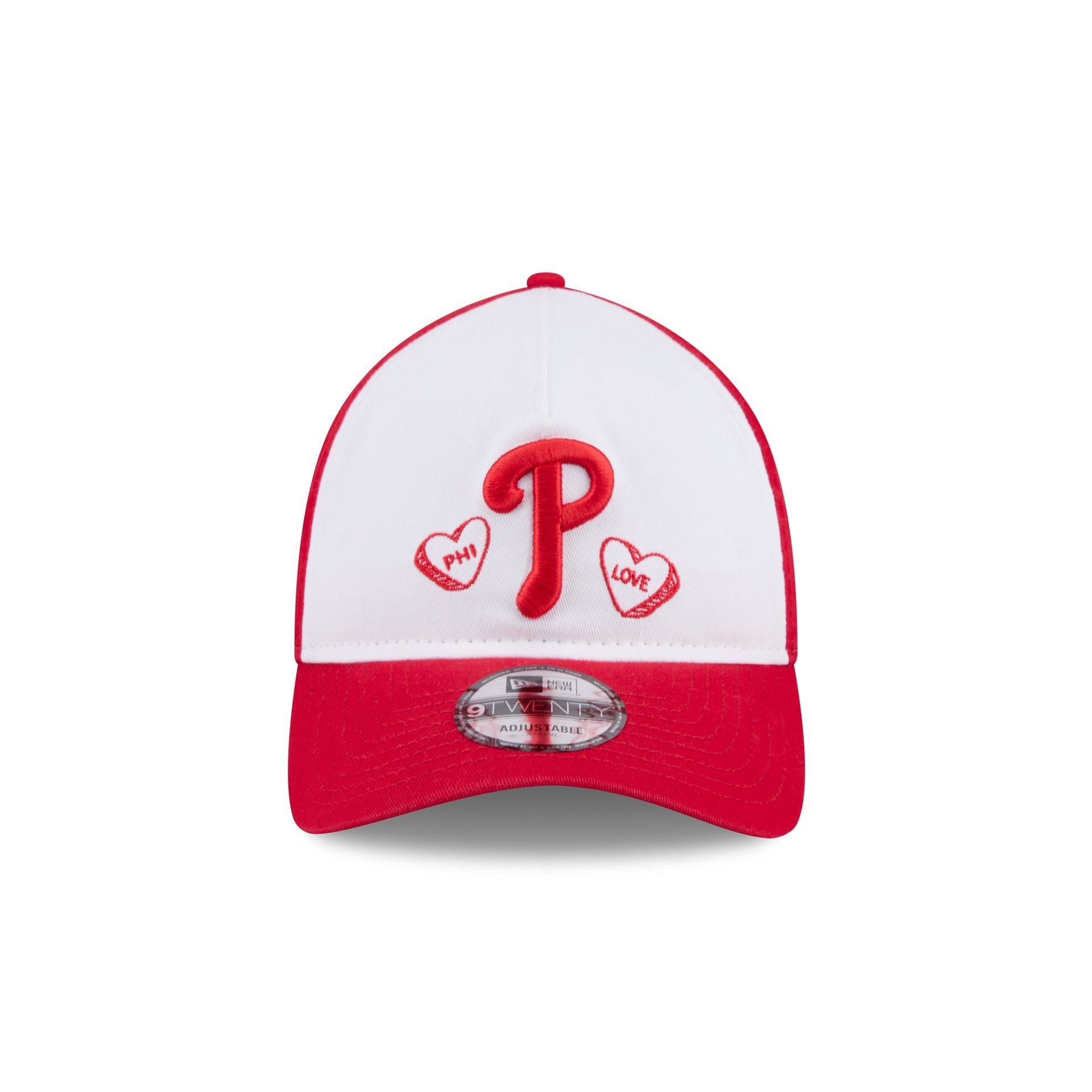 Philadelphia Phillies Heart 9TWENTY A-Frame Adjustable Hat