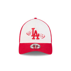 Los Angeles Dodgers Heart 9TWENTY A-Frame Adjustable Hat