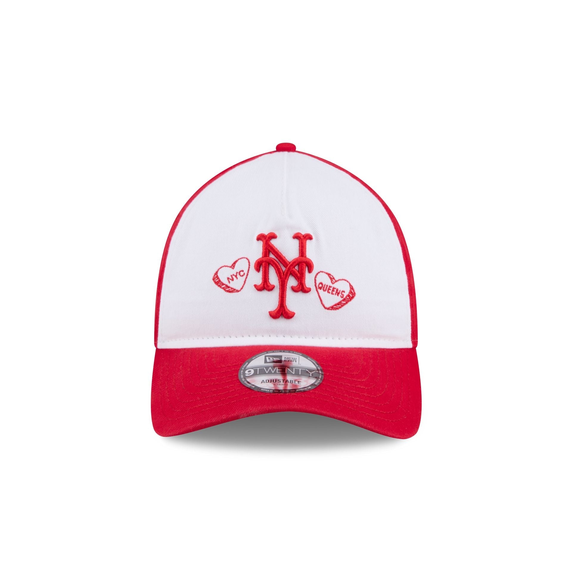 New York Mets Heart 9TWENTY A-Frame Adjustable Hat