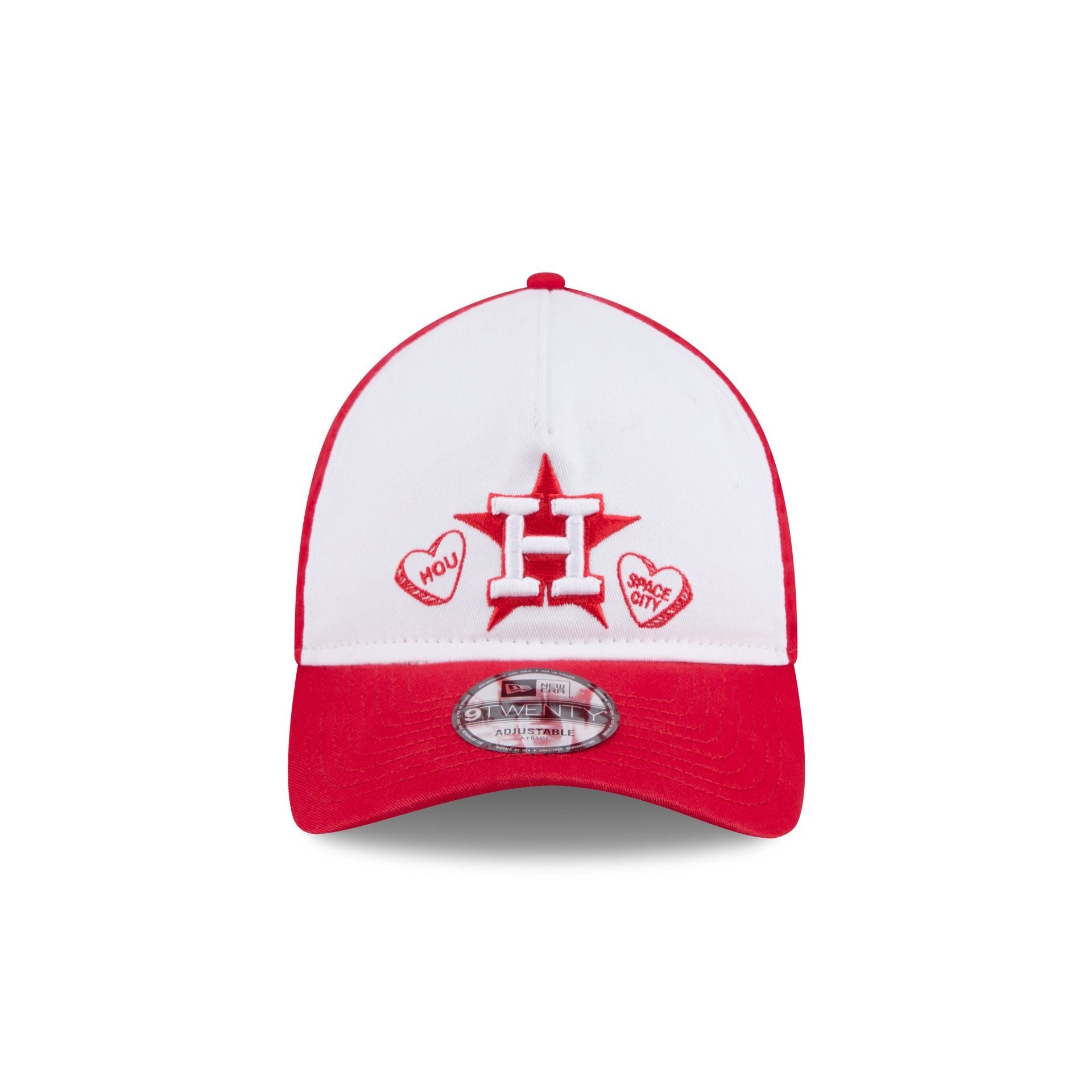 Houston Astros Heart 9TWENTY A-Frame Adjustable Hat