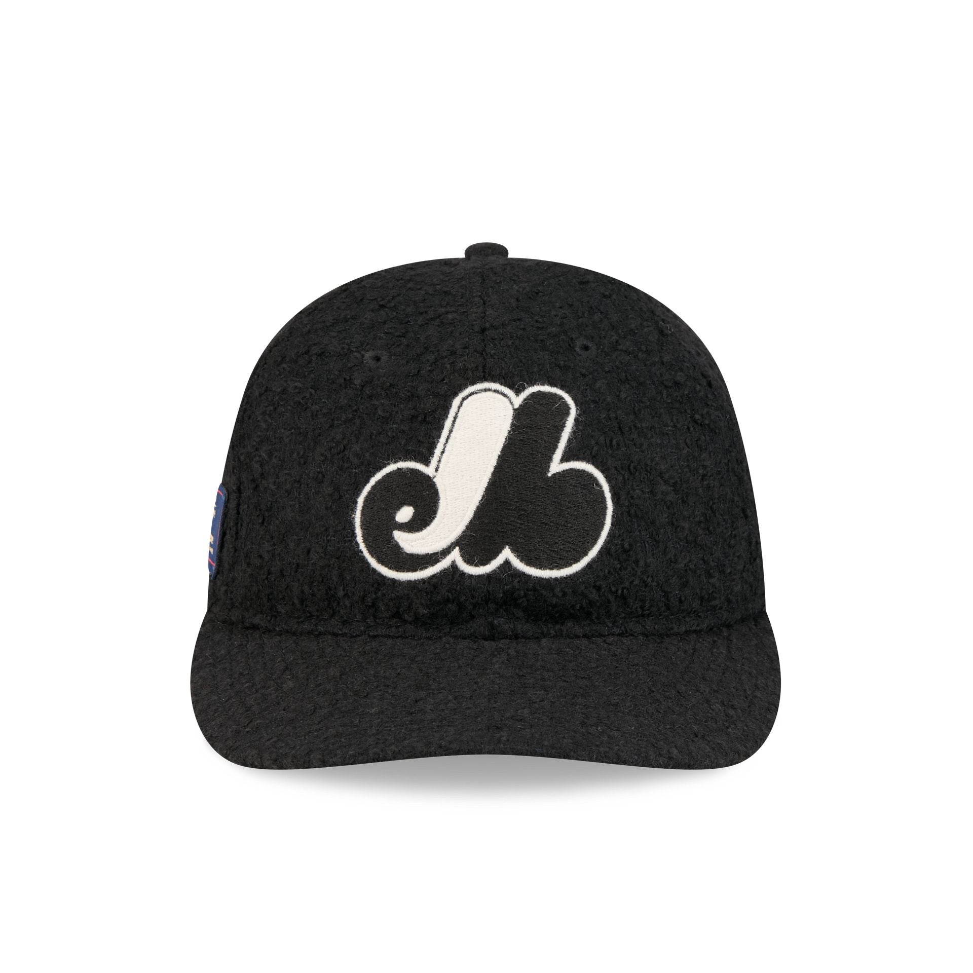 Montreal Expos Navy Merino & Cashmere Moon Retro Crown 9FIFTY Adjustable Hat
