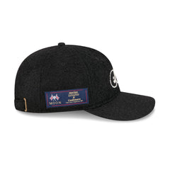 Montreal Expos Navy Merino & Cashmere Moon Retro Crown 9FIFTY Adjustable Hat