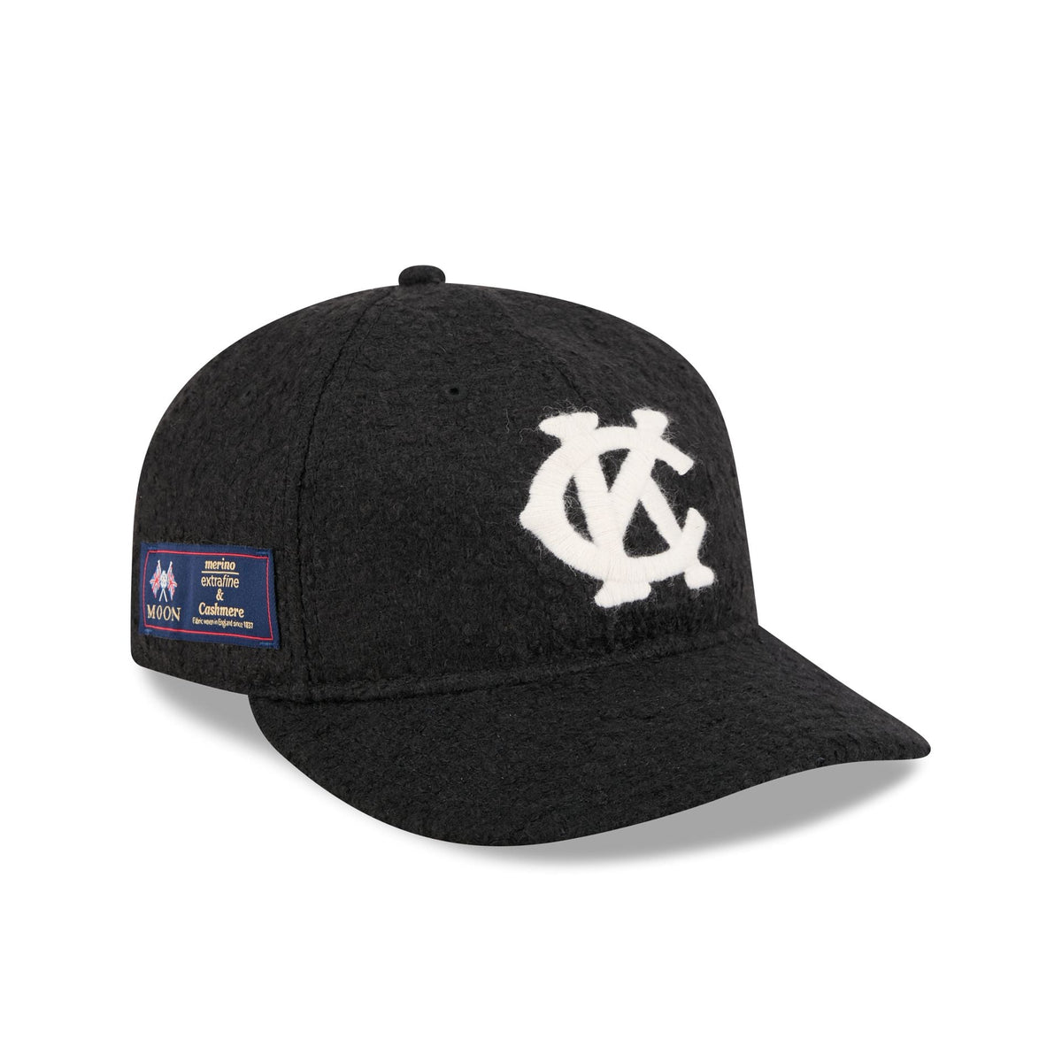 Kansas City Monarchs Navy Merino & Cashmere Moon Retro Crown 9FIFTY Adjustable Hat