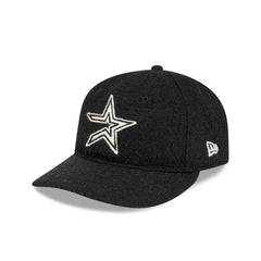 Houston Astros Navy Merino & Cashmere Moon Retro Crown 9FIFTY Adjustable Hat