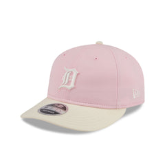 Detroit Tigers Light Pink Retro Crown 9FIFTY Snapback Hat