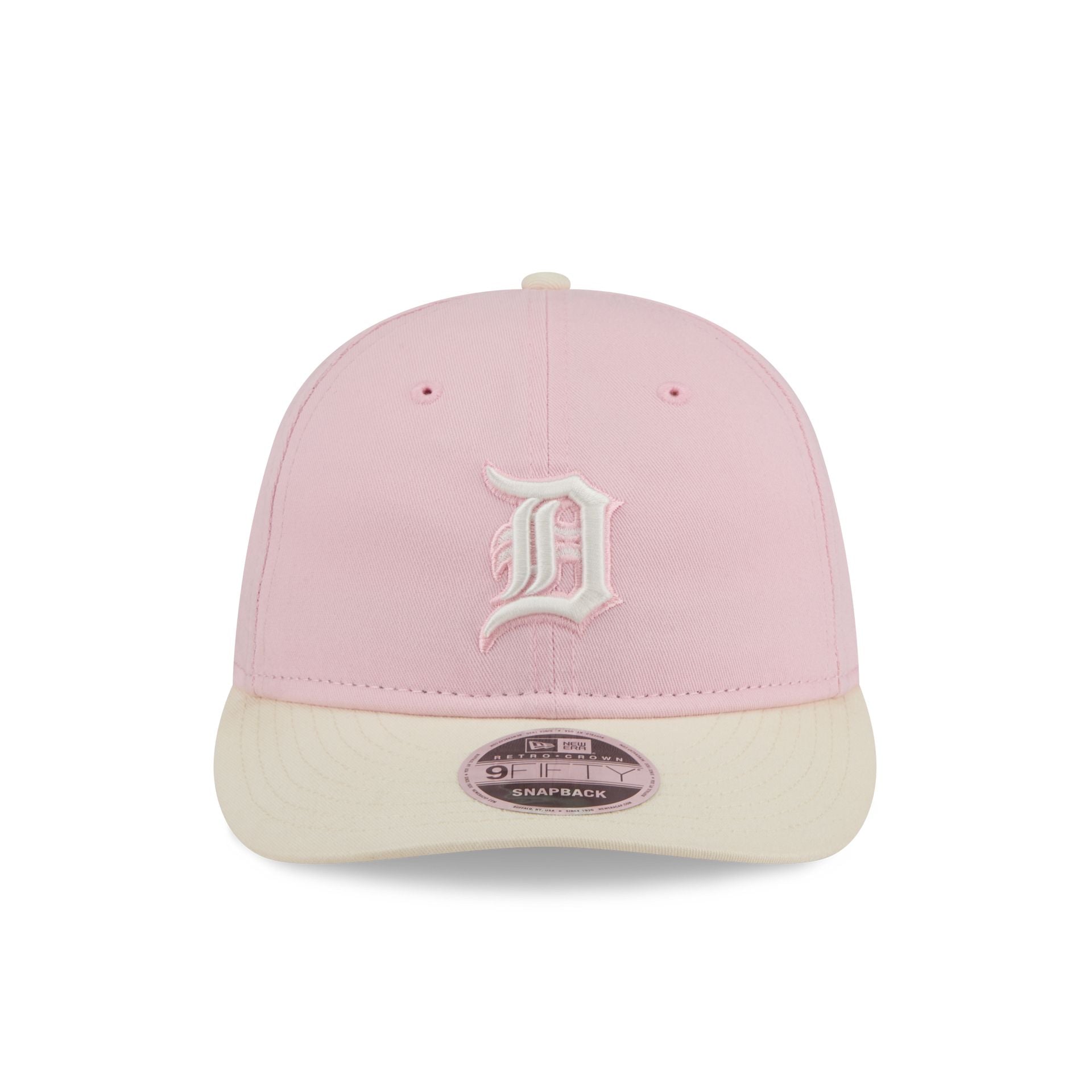 Detroit Tigers Light Pink Retro Crown 9FIFTY Snapback Hat