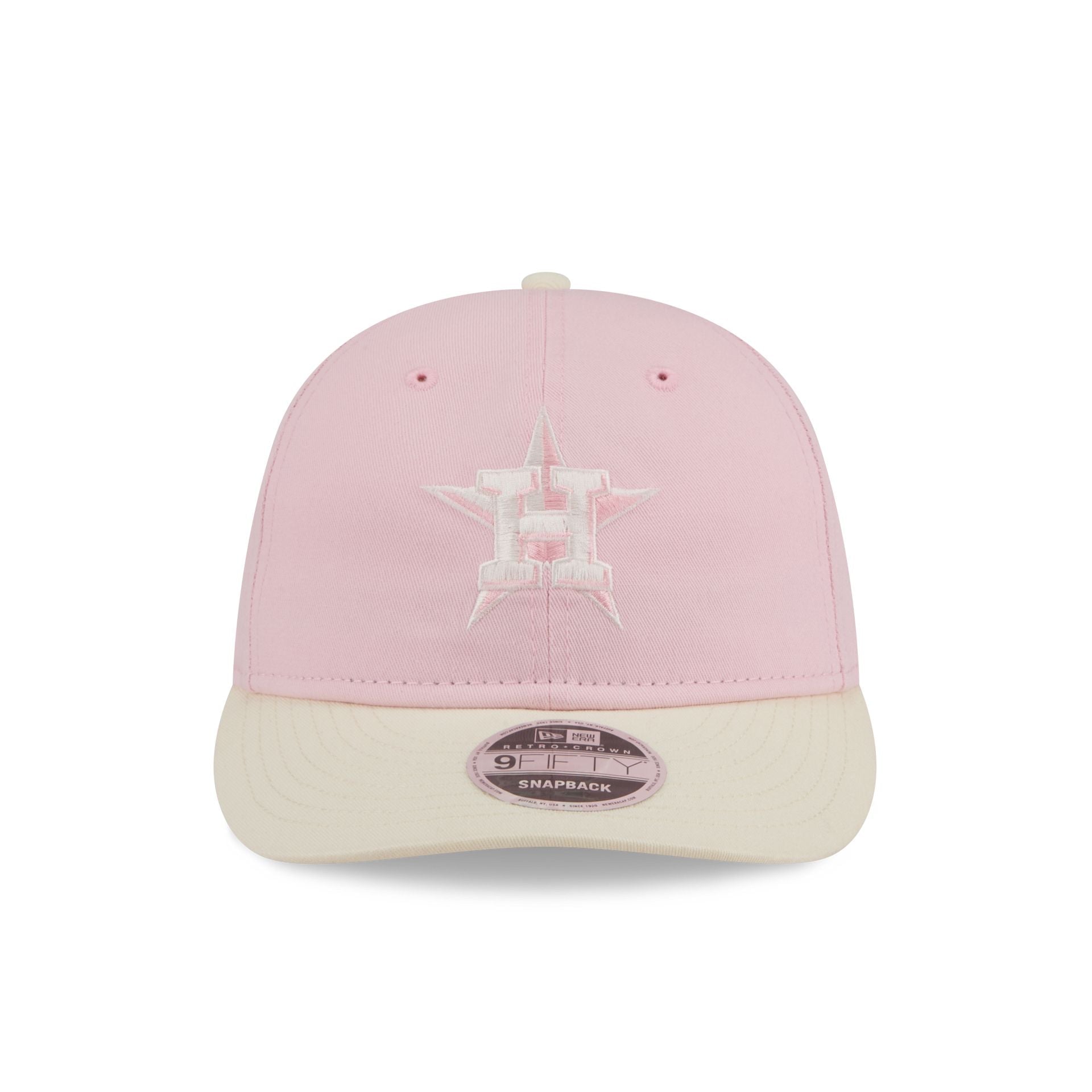 Houston Astros Light Pink Retro Crown 9FIFTY Snapback Hat