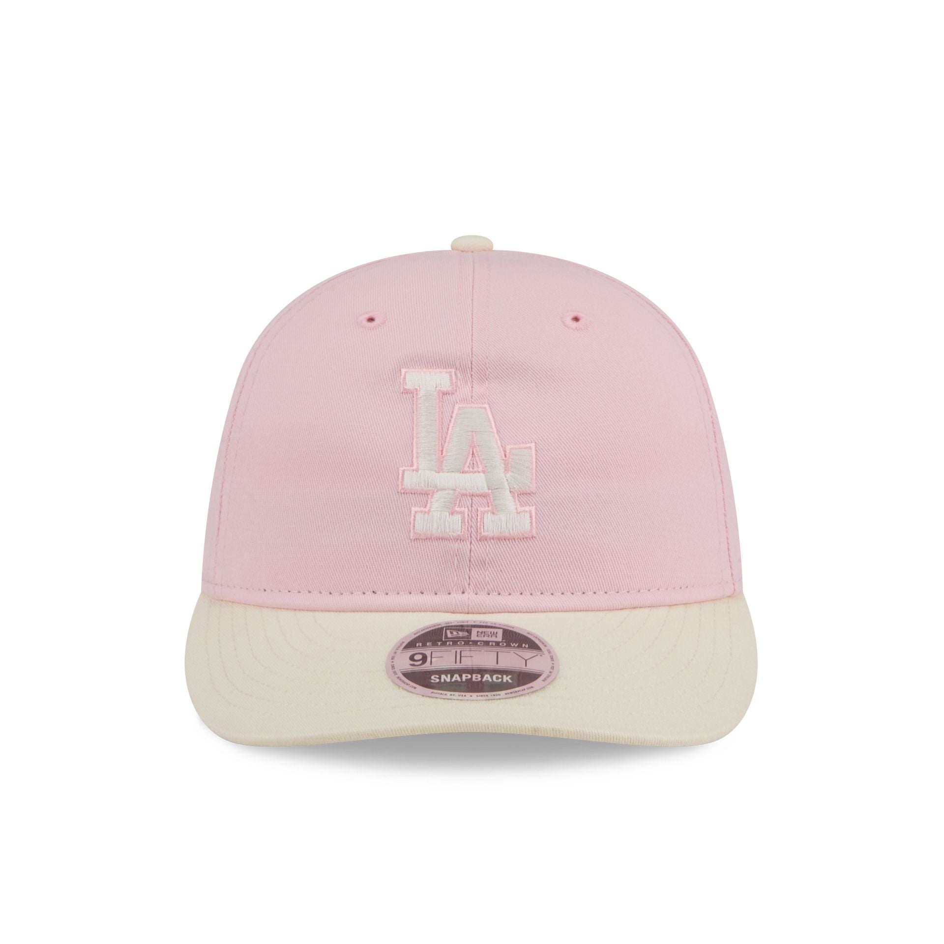 Los Angeles Dodgers Light Pink Retro Crown 9FIFTY Snapback Hat