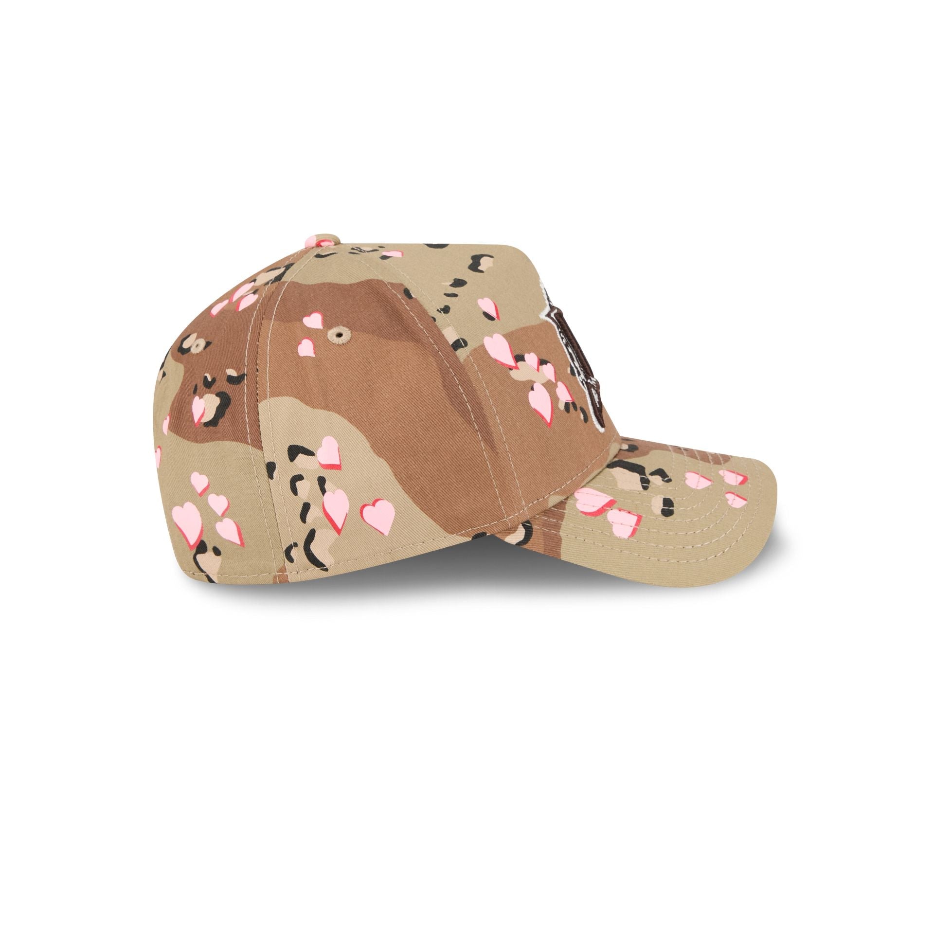 Miami Marlins Camo Hearts 9FORTY A-Frame Snapback Hat