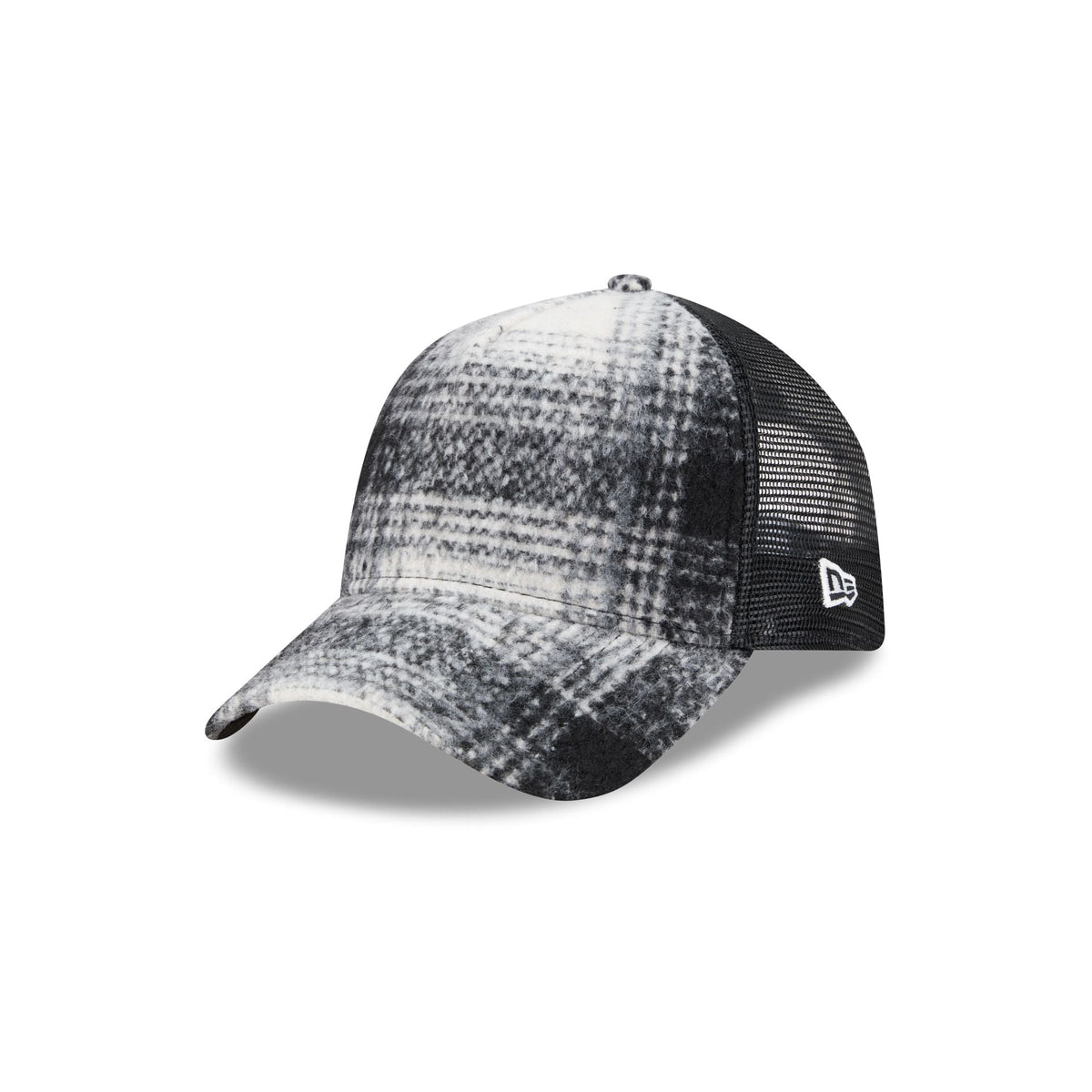 New Era Cap Flannel Plaid 9FORTY A-Frame Trucker Hat