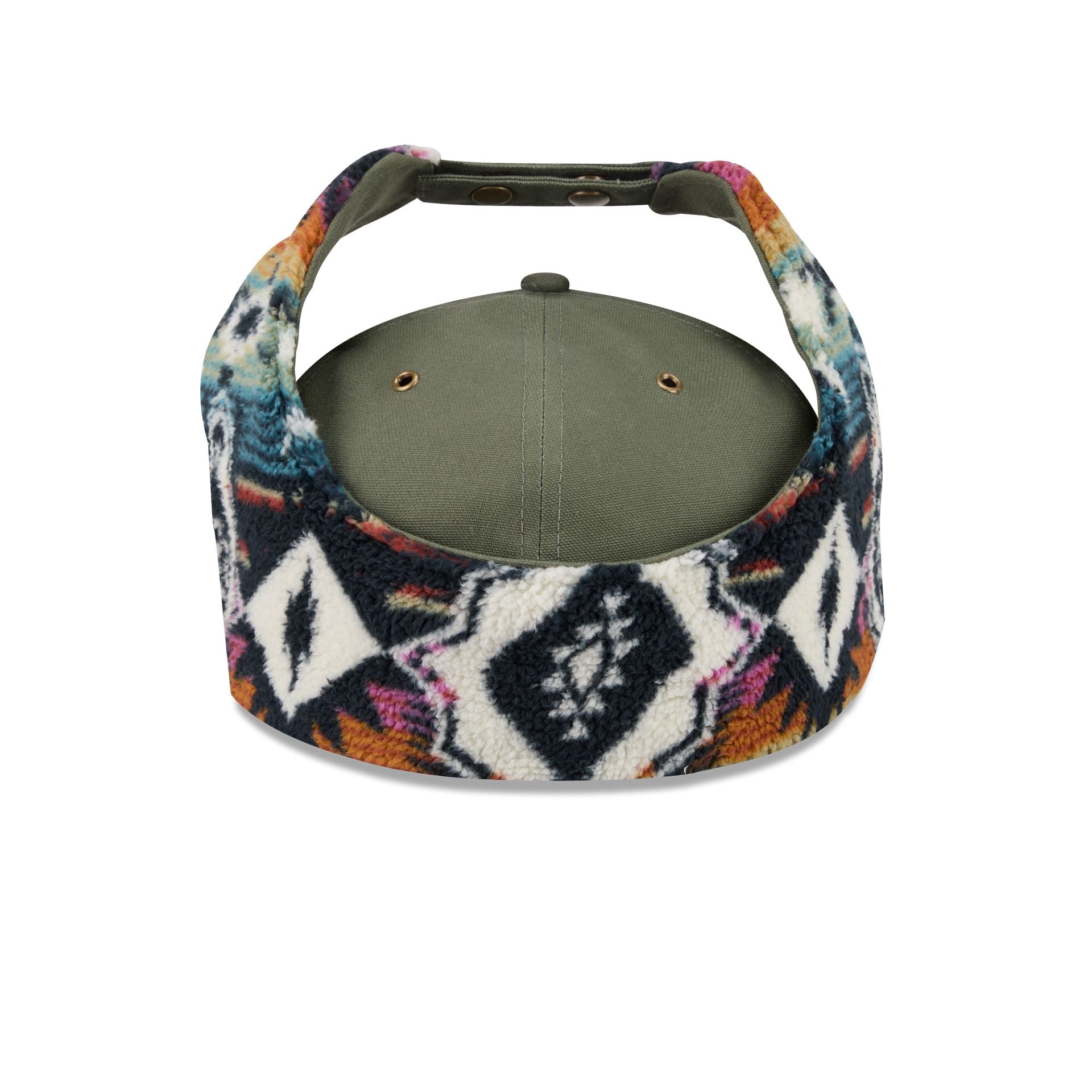 New Era Cap Canvas Olive Dog Ear 59FIFTY Fitted Hat