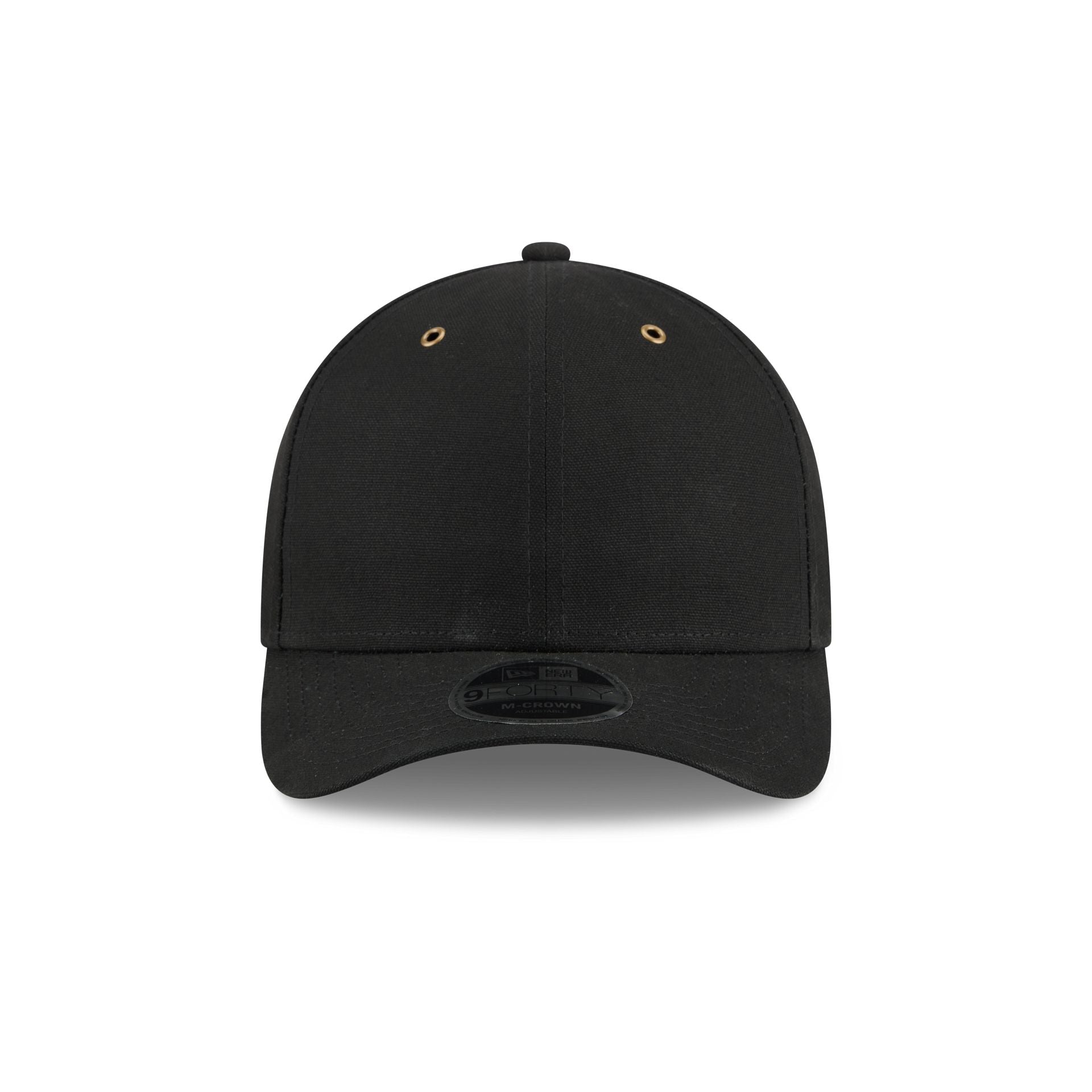 New Era Cap Canvas Black 9FORTY M-Crown Adjustable Hat