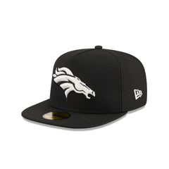 Just Caps Chiseled Logo Denver Broncos 59FIFTY A-Frame Fitted Hat