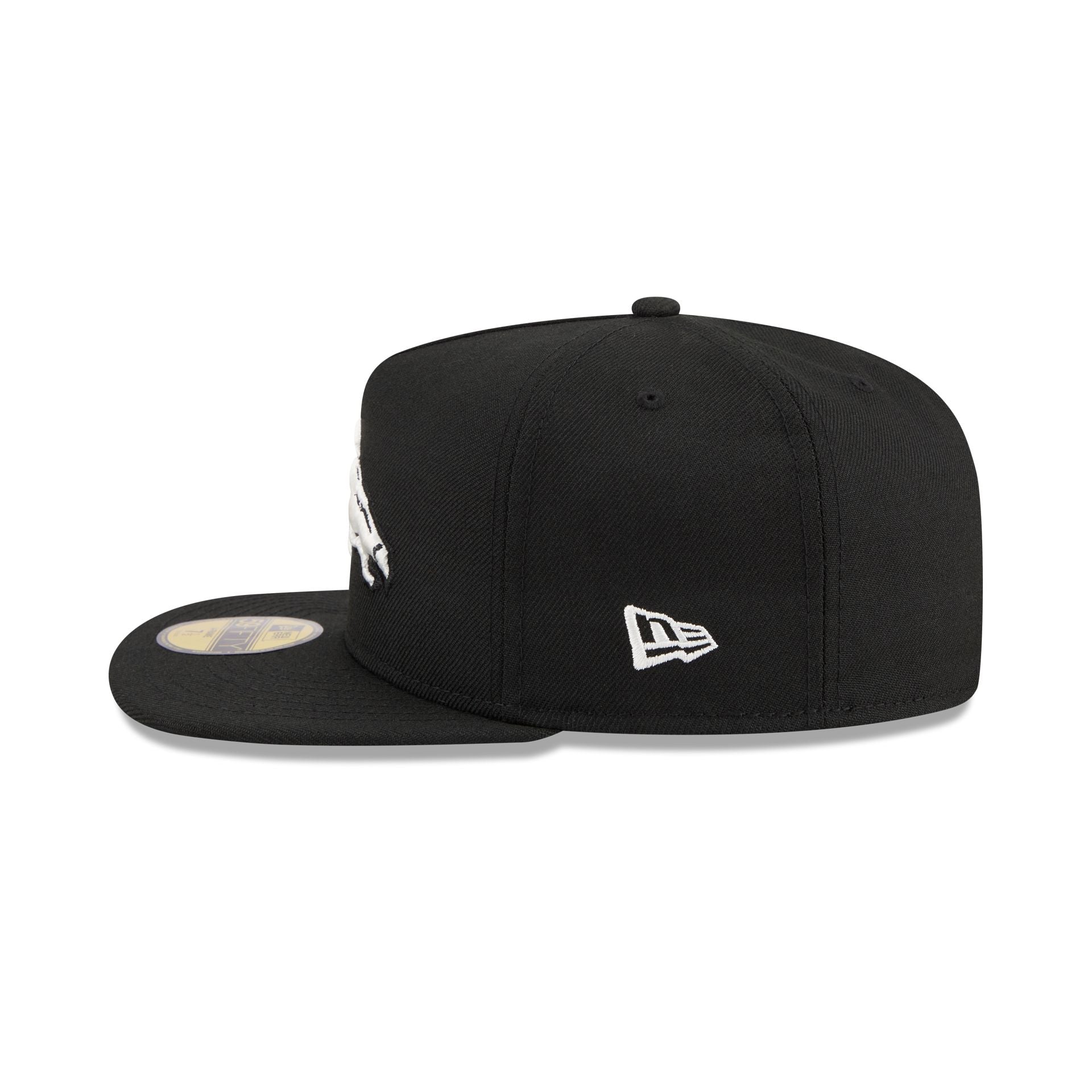 Just Caps Chiseled Logo Denver Broncos 59FIFTY A-Frame Fitted Hat